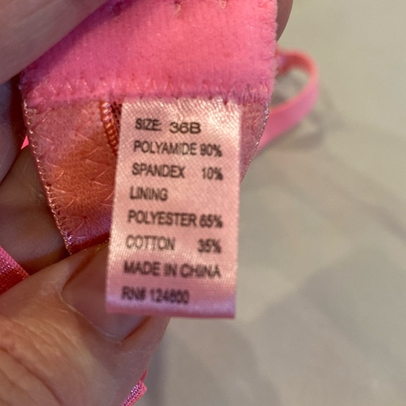 Bra & Pantie Set Pink Size M - Picture 10 of 10